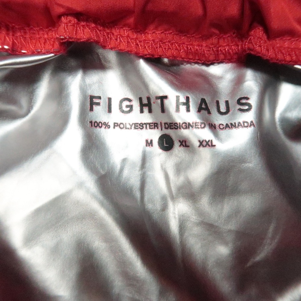 Fighthaus Sauna Suit Mens Large Red Performance Athletic Jacket Pants - Picture 4 of 16